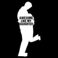 Awesome Like My Daughters Dad Daughter Funny FatherS Day 16 in Basic Backpack