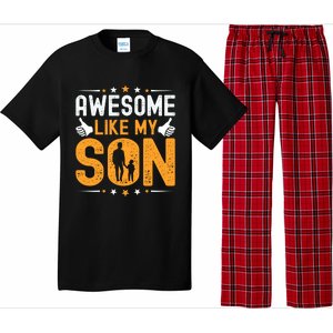 Awesome Like My Son Happy Fathers Day Pajama Set