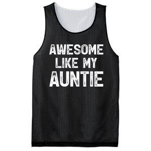 Awesome Like My Auntie Mesh Reversible Basketball Jersey Tank