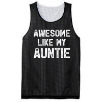 Awesome Like My Auntie Mesh Reversible Basketball Jersey Tank