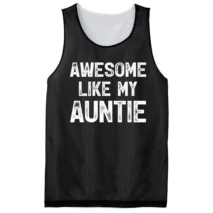 Awesome Like My Auntie Mesh Reversible Basketball Jersey Tank