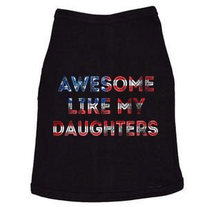 Awesome Like My Daughters Fathers Day Doggie Tank