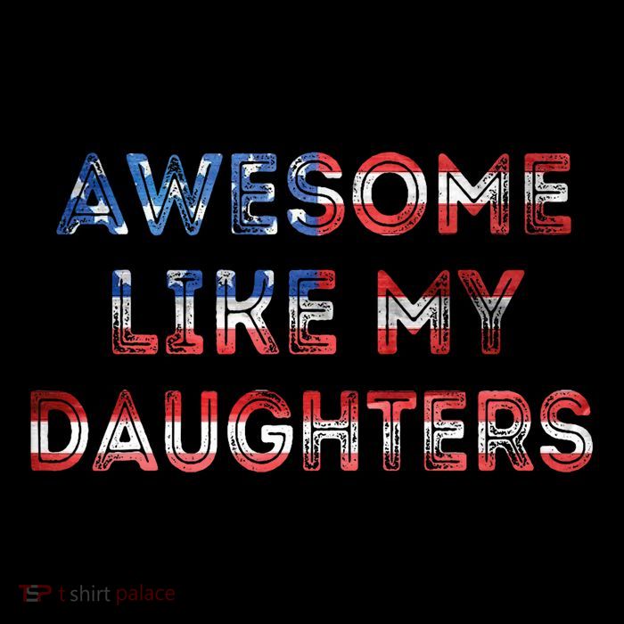 Awesome Like My Daughters Fathers Day Full-Length Apron With Pockets