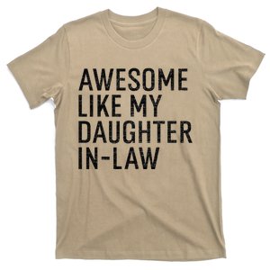 Awesome Like My Daughter In Law Funny Family Humor Retro T-Shirt