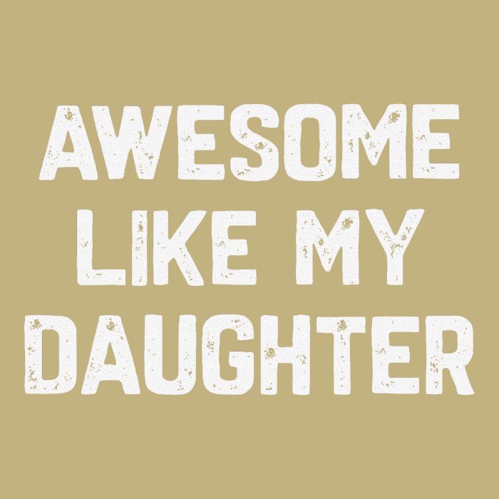 Awesome Like My Daughter Funny Fathers Day Gift Dad Hoodie