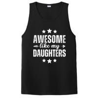 Awesome Like My Daughters Funny Fathers Day Dad Vintage PosiCharge Competitor Tank