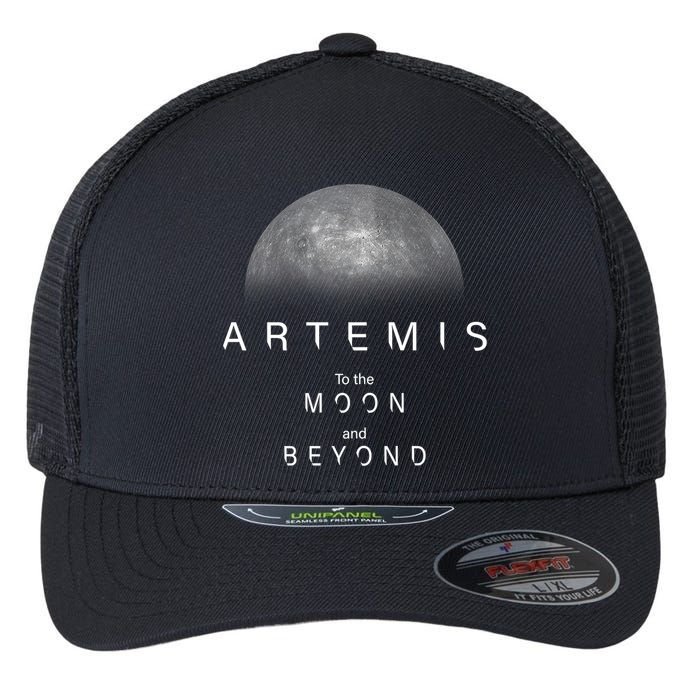 Artemis Launch Mission To The Moon And Beyond Flexfit Unipanel Trucker Cap