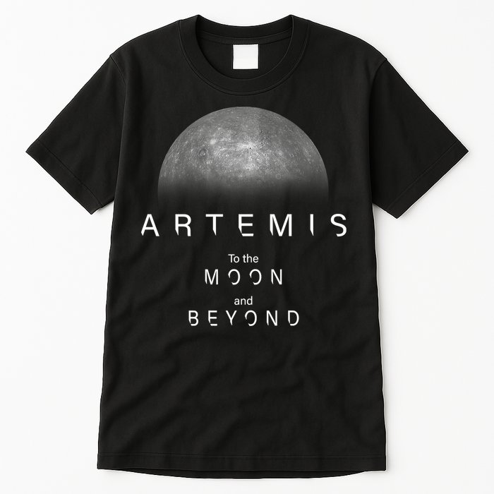 Artemis Launch Mission To The Moon And Beyond Tall T-Shirt