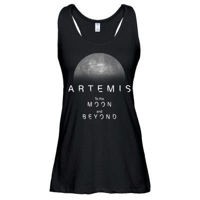 Artemis Launch Mission To The Moon And Beyond Ladies Essential Flowy Tank