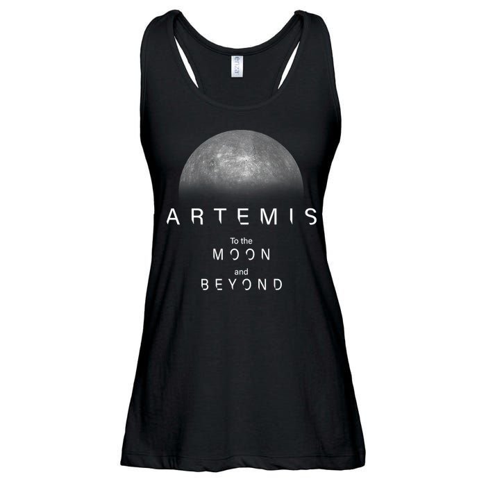 Artemis Launch Mission To The Moon And Beyond Ladies Essential Flowy Tank