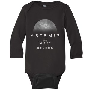 Artemis Launch Mission To The Moon And Beyond Baby Long Sleeve Bodysuit