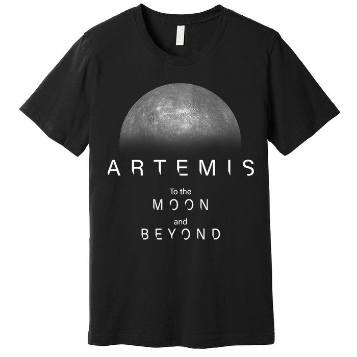 Artemis Launch Mission To The Moon And Beyond Premium T-Shirt
