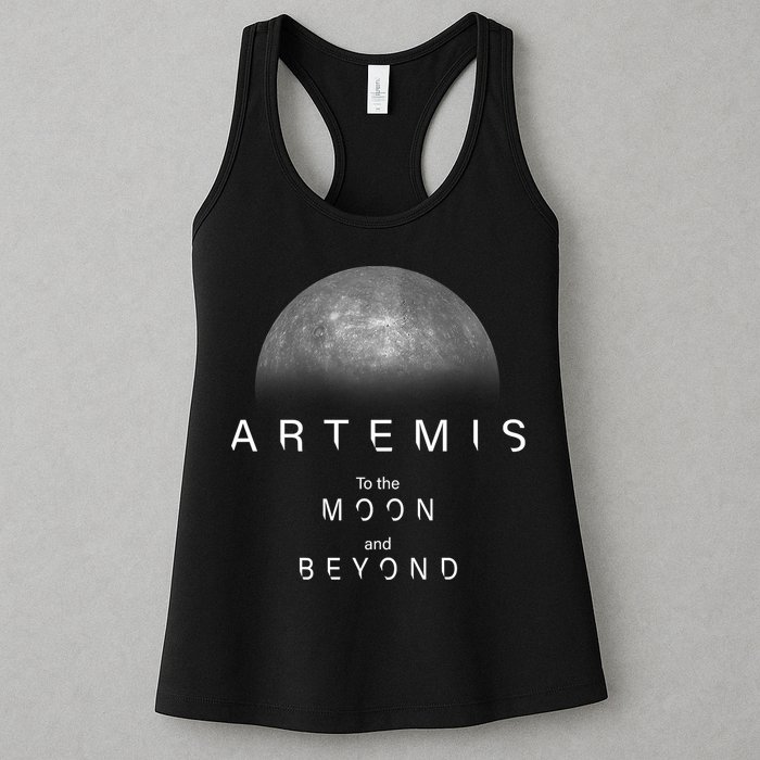Artemis Launch Mission To The Moon And Beyond Womens Tank Top