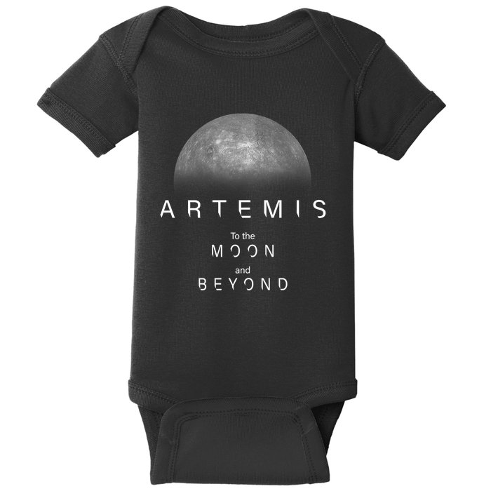 Artemis Launch Mission To The Moon And Beyond Baby Bodysuit