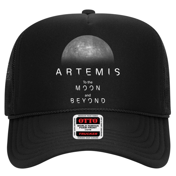 Artemis Launch Mission To The Moon And Beyond Trucker Hat