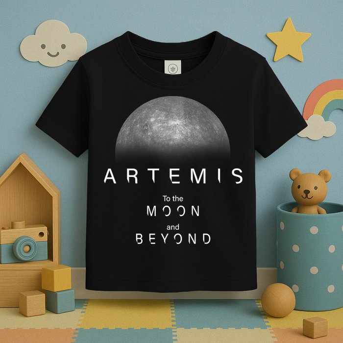 Artemis Launch Mission To The Moon And Beyond Toddler T-Shirt