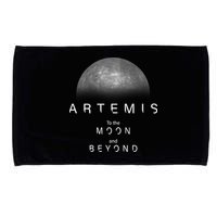 Artemis Launch Mission To The Moon And Beyond Microfiber Hand Towel