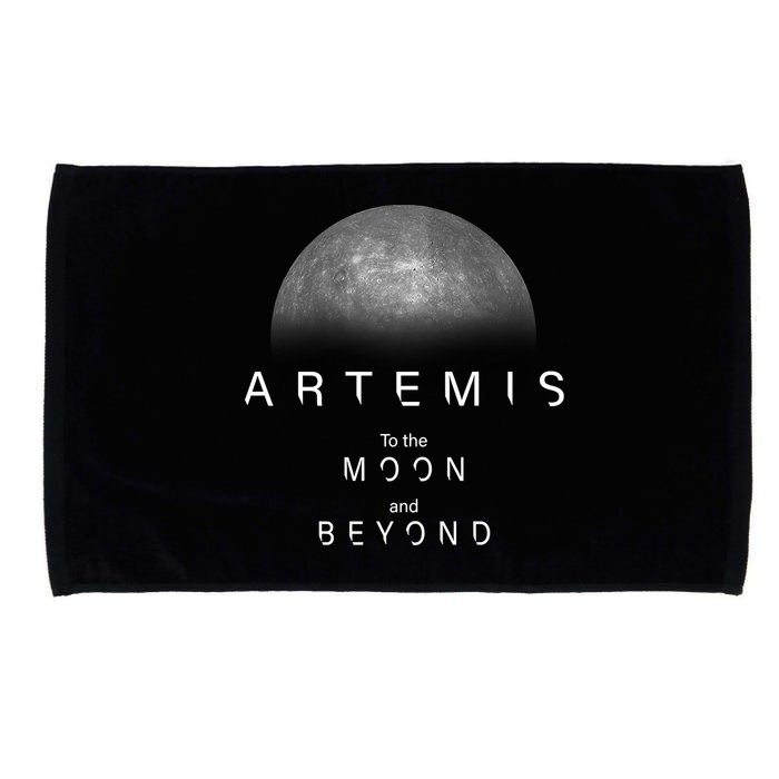 Artemis Launch Mission To The Moon And Beyond Microfiber Hand Towel