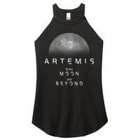 Artemis Launch Mission To The Moon And Beyond Women's Perfect Tri Rocker Tank
