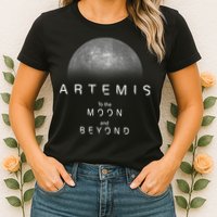 Artemis Launch Mission To The Moon And Beyond Womens T-Shirt