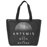 Artemis Launch Mission To The Moon And Beyond Zip Tote Bag