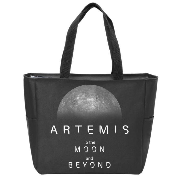Artemis Launch Mission To The Moon And Beyond Zip Tote Bag