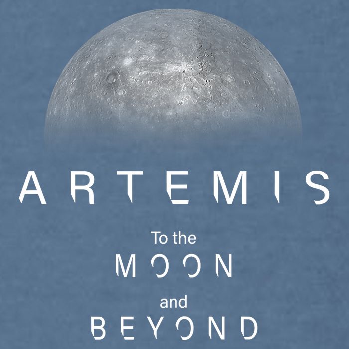 Artemis Launch Mission To The Moon And Beyond Garment-Dyed Sweatshirt
