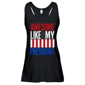 Awesome Like My President Donald Trump 2024 Elections Ladies Essential Flowy Tank