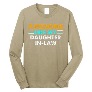 Awesome Like My Daughter In Law FatherS Day Long Sleeve Shirt