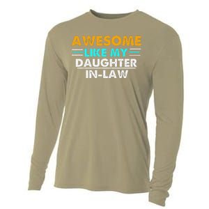 Awesome Like My Daughter In Law FatherS Day Cooling Performance Long Sleeve Crew