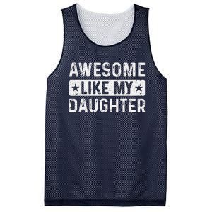 Awesome Like My Daughter Man Funny Fathers Day Dad Women Mesh Reversible Basketball Jersey Tank