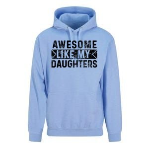 Awesome Like My Daughters Parents Day Family From Daughter Unisex Surf Hoodie