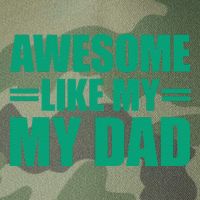 Awesome Like My Daughter FatherS Day Dad Day Funny Dad Legacy Tie Dye Trucker Hat