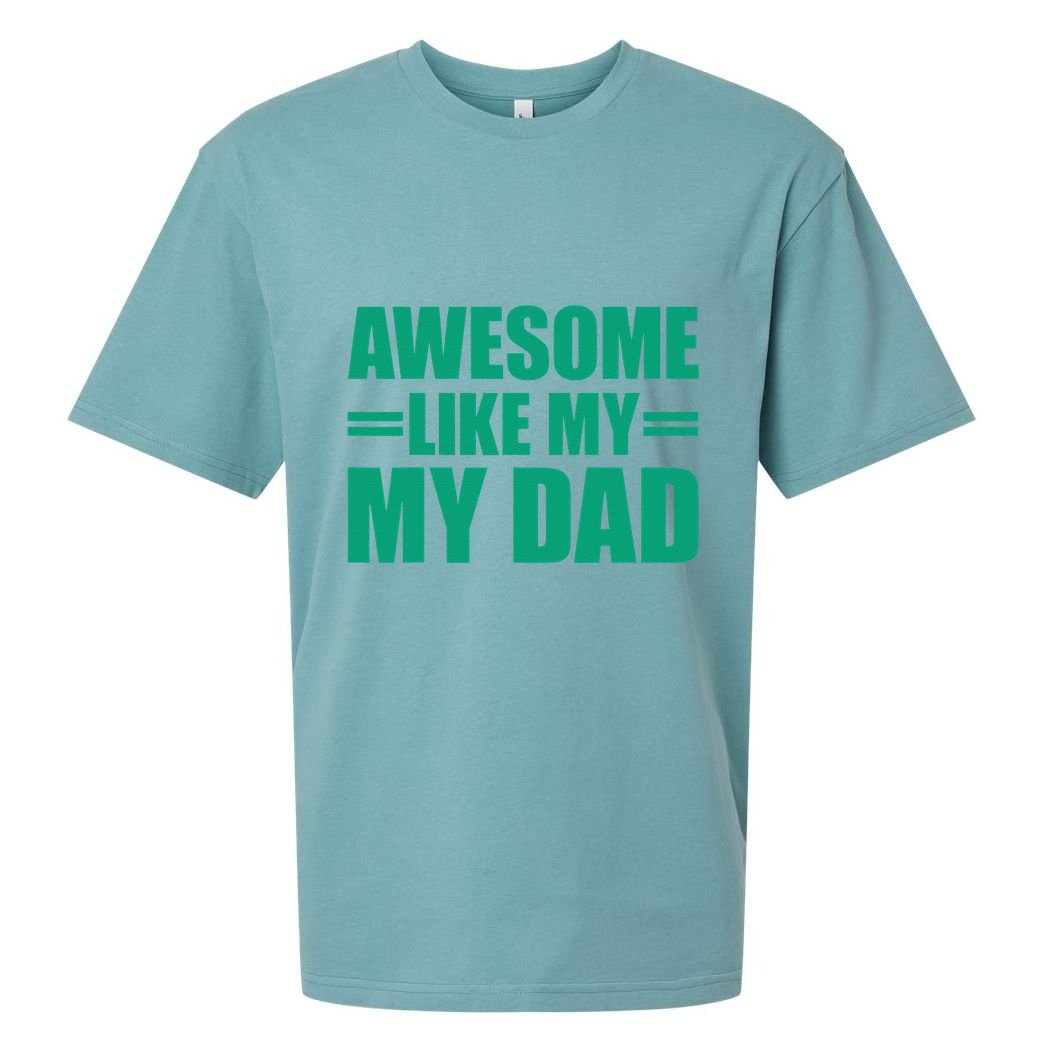 Awesome Like My Daughter FatherS Day Dad Day Funny Dad Sueded Cloud Jersey T-Shirt