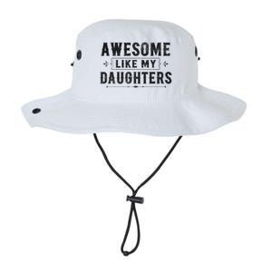 Awesome Like My Daughters Dad Funny Fathers Day Cute Gift Legacy Cool Fit Booney Bucket Hat