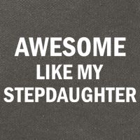 Awesome Like My Stepdaughter Cotton Canvas Backpack
