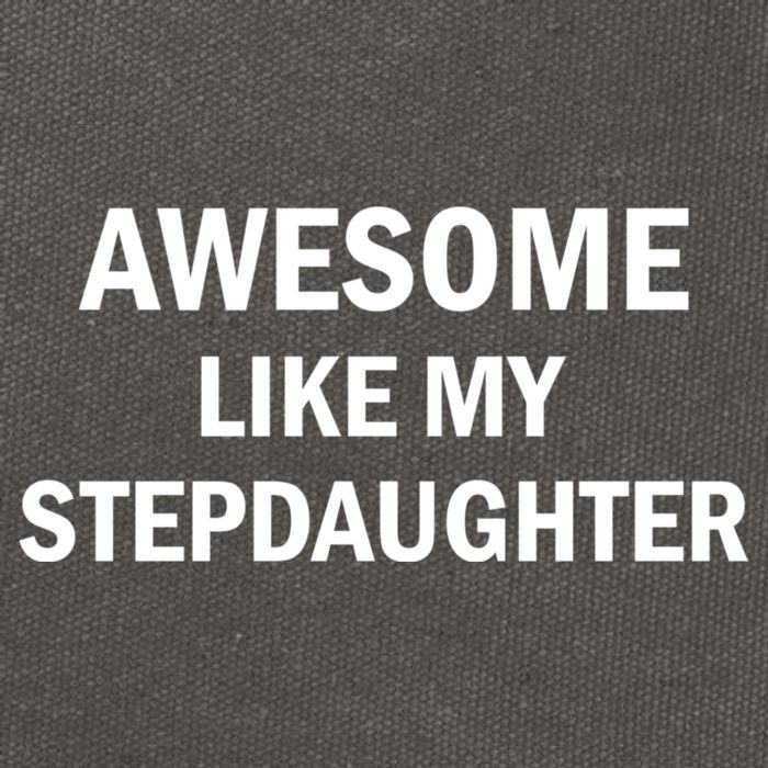 Awesome Like My Stepdaughter Cotton Canvas Backpack