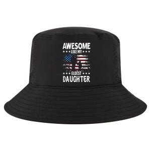 Awesome Like My Eldest Daughter Retro Usa Flag Fathers Day Cool Comfort Performance Bucket Hat