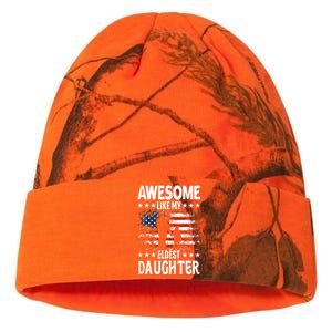 Awesome Like My Eldest Daughter Retro Usa Flag Fathers Day Kati Licensed 12" Camo Beanie