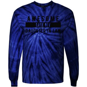 Awesome Like My Daughter In Law Family Lovers Tie-Dye Long Sleeve Shirt