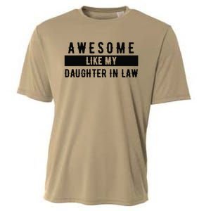 Awesome Like My Daughter In Law Family Lovers Cooling Performance Crew T-Shirt