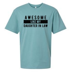 Awesome Like My Daughter In Law Family Lovers Sueded Cloud Jersey T-Shirt