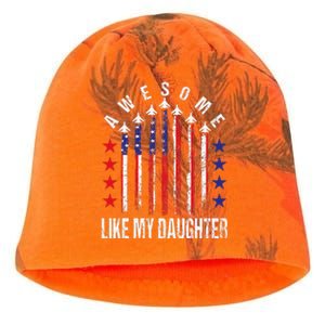 Awesome Like My Daughter Funny FatherS Day & 4th Of July Kati - Camo Knit Beanie