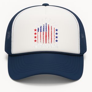 Awesome Like My Daughter Funny FatherS Day & 4th Of July Trucker Hat