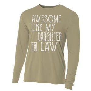 Awesome Like My Daughter In Law Funny Fathers Day Cooling Performance Long Sleeve Crew