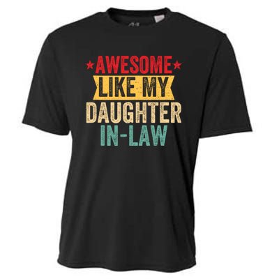 Awesome Like My Daughter In Law Family Lovers Cooling Performance Crew T-Shirt