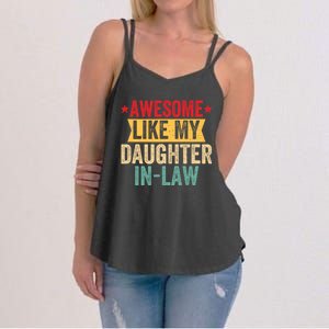 Awesome Like My Daughter In Law Family Lovers Women's Strappy Tank