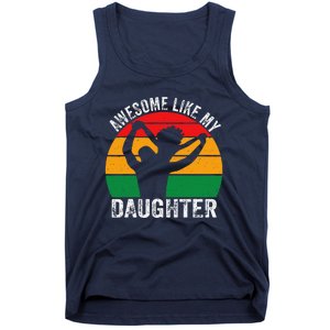 Awesome Like My Daughter Juneteenth Black Melanin African Tank Top