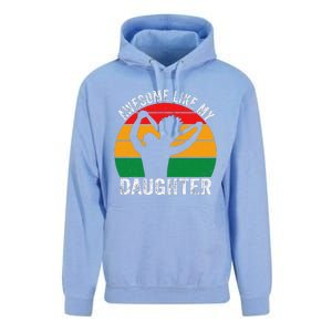 Awesome Like My Daughter Juneteenth Black Melanin African Unisex Surf Hoodie