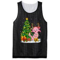 Axolotl Lover Matching Xmas Lighting Axolotl Christmas Mesh Reversible Basketball Jersey Tank